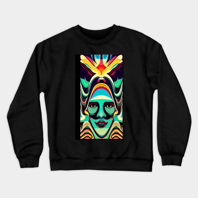 The Muted Ghost Crewneck Sweatshirt by Psychedeers